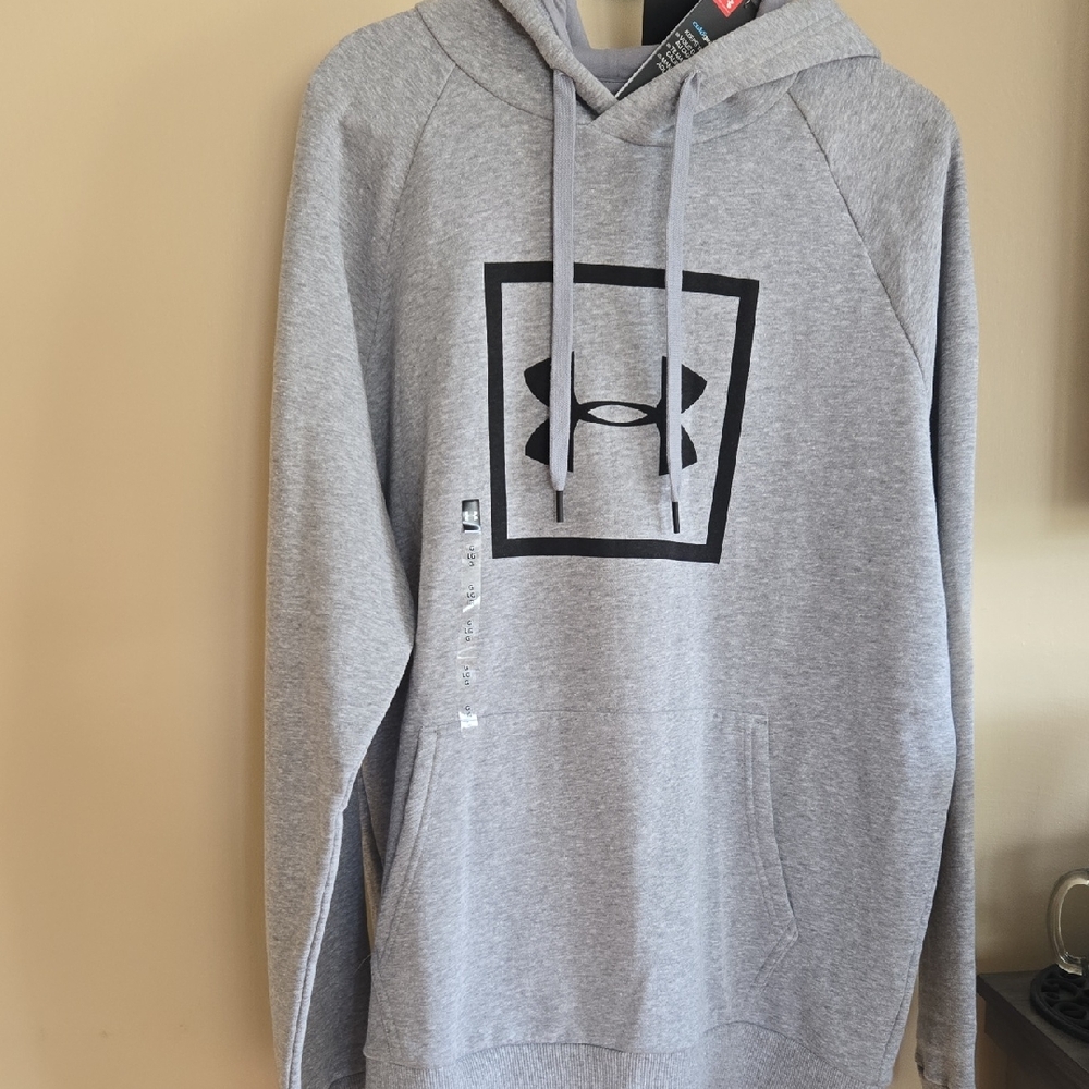 Under Armour Gray Men's Hoodie with Logo